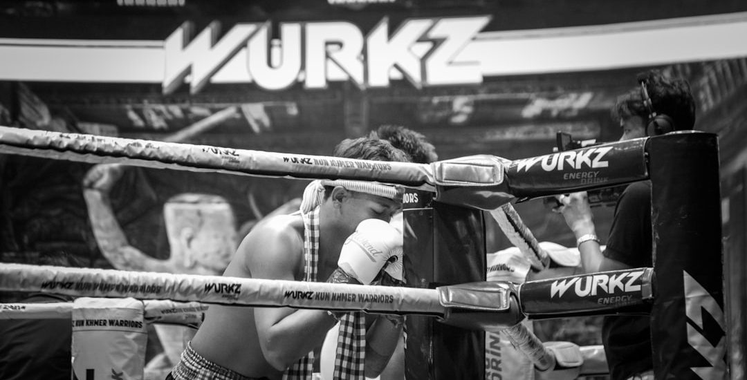 Pacquiao and Mayweather faceoff poster