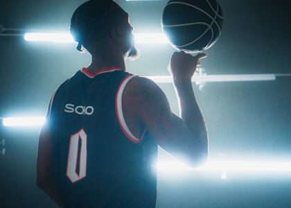 NBA Playoffs 2024 action scene