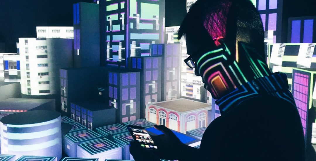 Cutting-edge AI model illustration