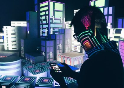 Cutting-edge AI model illustration